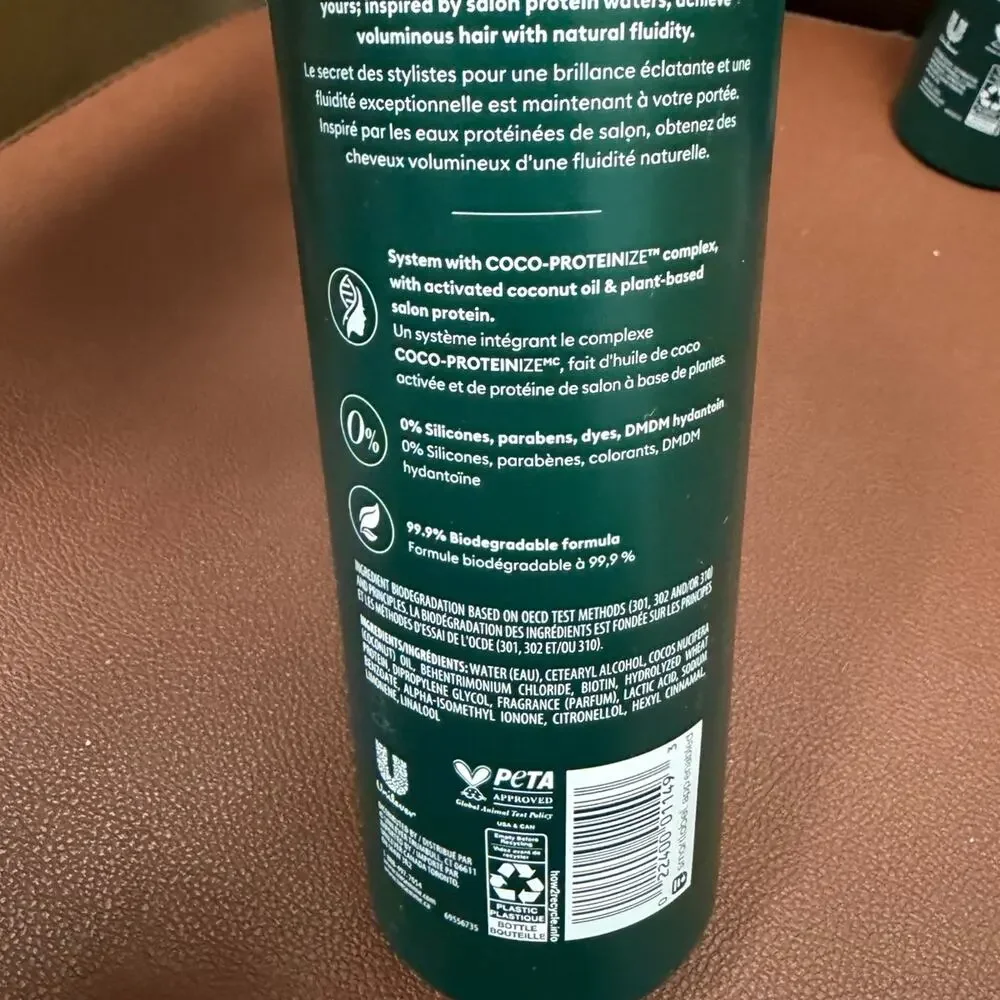 Tresemme Pro Infusion Fluid Volume Biotin Conditioner (2 bottles)